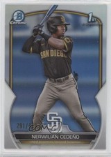 2023 Bowman Chrome Prospects Refractor /499 Nerwilian Cedeno Cedeño #BCP-81 2l4