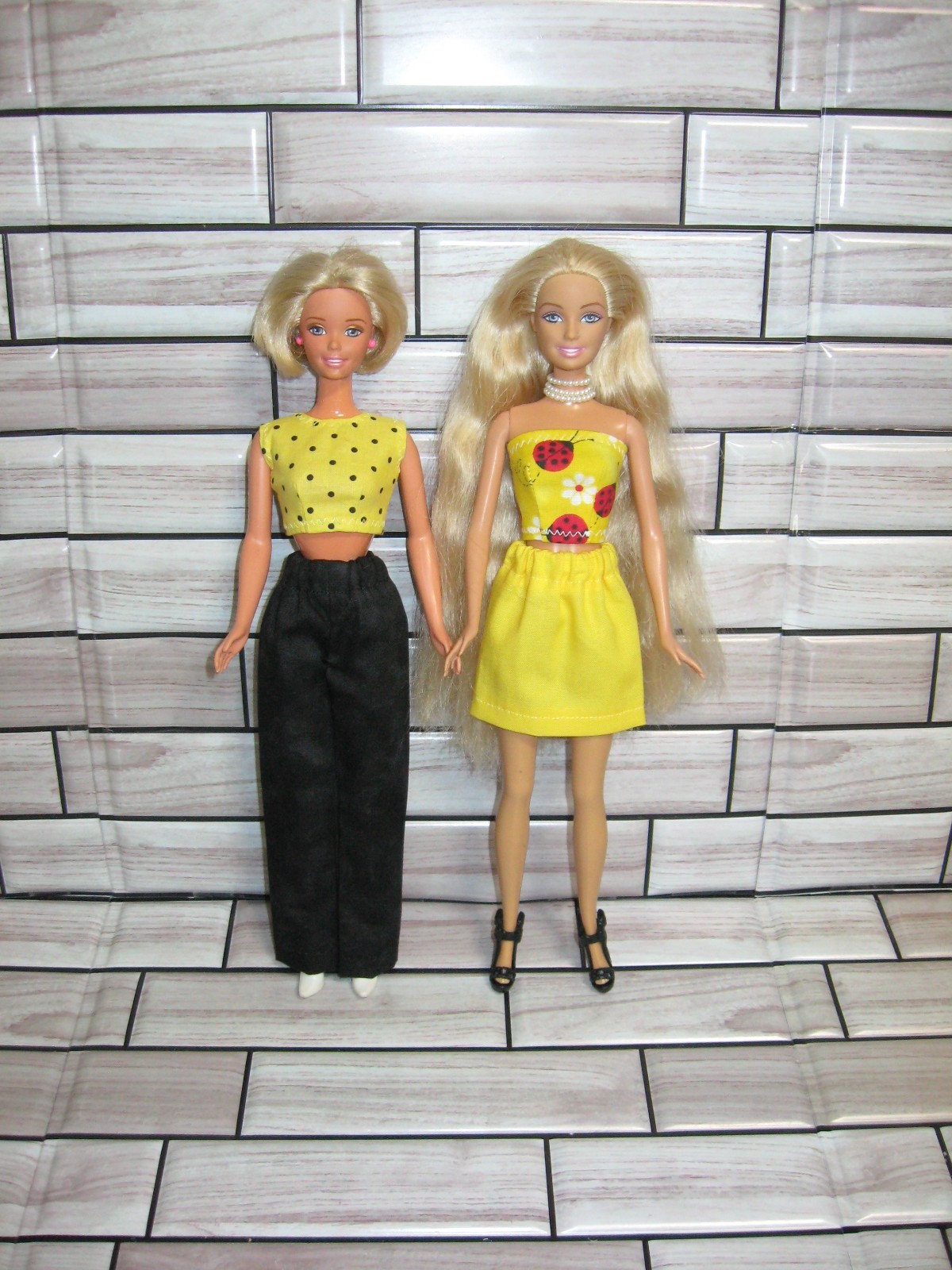 Handmade 4 piece mix & match outfits for 11.5" Fashion doll 