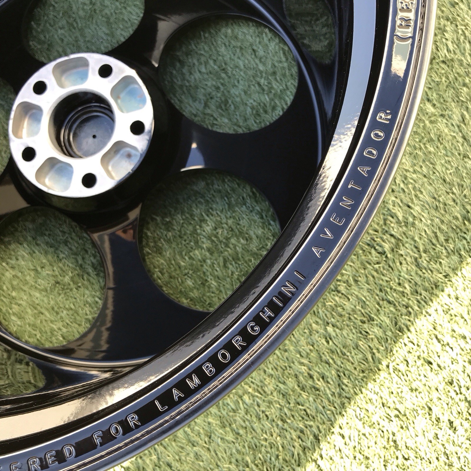 20 21 LAMBORGHINI AVENTADOR VOSSEN RIMS BLACK SET 4 FORGED LC SERIES