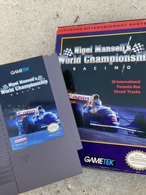 Nigel Mansell&rsquo;s World Championship Racing (Nintendo NES 1993) RARO!