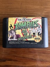 Zombies Ate My Neighbors Sega Genesis Authentic Cartridge Only