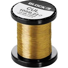 BLOCK CUL 100/0.22 Enamelled Copper Wire Diameter Without Insulation : 0.22mm 285