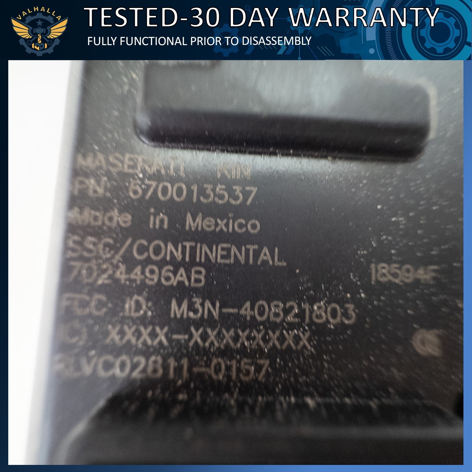 Maserati Ghibli 2014-2019 Start button P/N 670013537