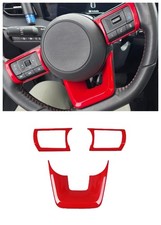 For Nissan Kicks Accessories Car Wheel Steering Trim Panel Cover Trims Sticker
