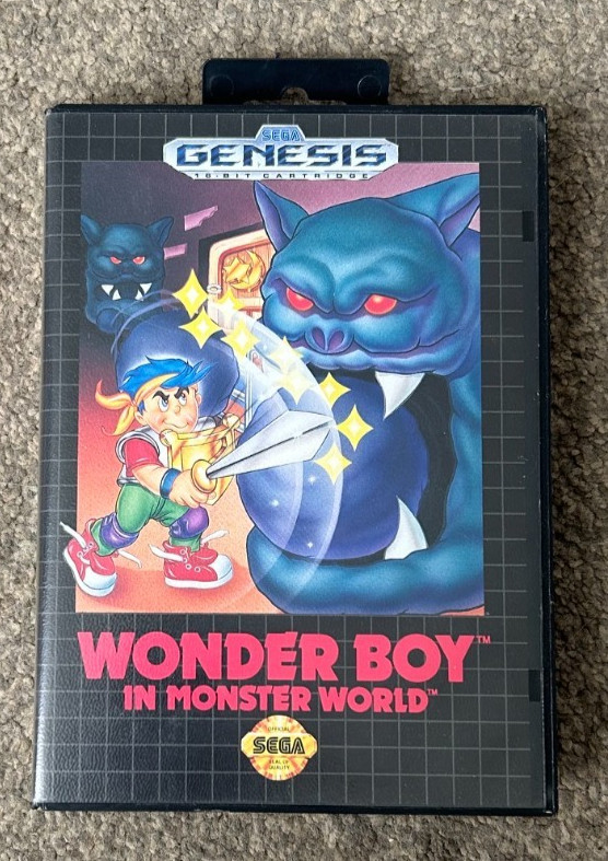 Wonder Boy in Monster World - Sega Genesis/ Mega Drive Boxed(no manual) - Tested