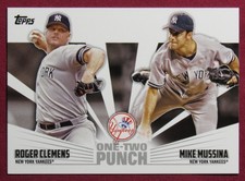 2023 Topps One Two Punch #12P-21 Roger Clemens/Mike Mussina New York Yankees