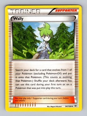 Wally 94/108 Uncommon Roaring Skies Pokemon Near Mint