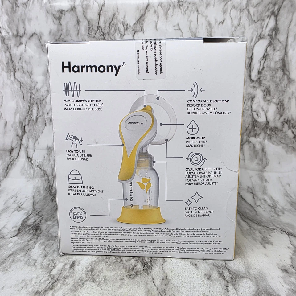 Medela Harmony Manual Breast Pump with 24mm PersonalFit Flex Breast Shield - Image 3 of 4