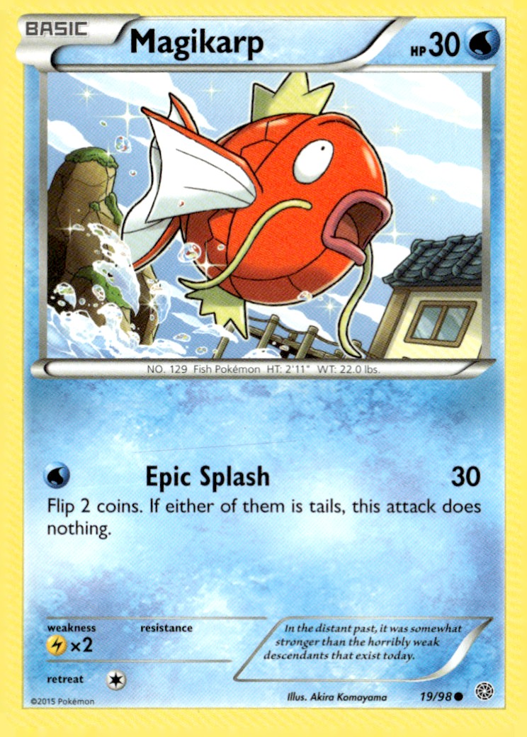 Magikarp Common XY - Ancient Origins 19/98 Pokémon TCG