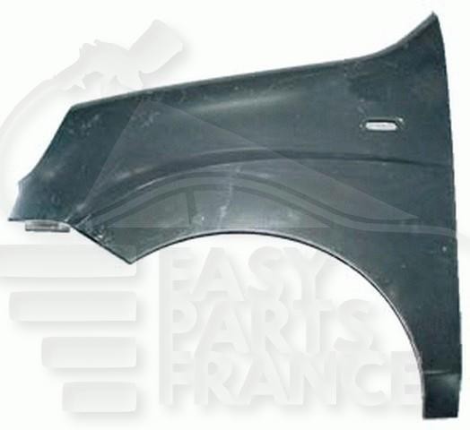 Aile avant gauche Fiat Doblo 10/05-01/10 pour réparer un choc côté conducteur