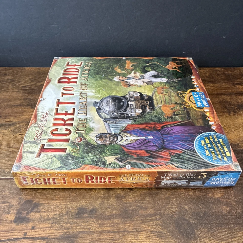 Ticket To Ride The Heart of Africa Map Collection 3 by Alan R Moon New Sealed - Image 3 of 4