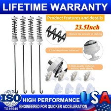 4 Pack W10780048 Washing Machine Suspension Rods Kit for Whirlpool Kenmore Roper