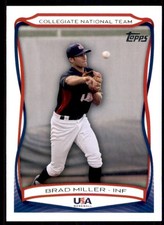 2010 Topps USA Baseball Brad Miller Collegiate National Team #USA-35