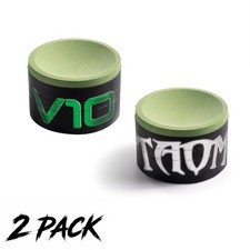 Taom V10 Billiard Pool Cue Premium Chalk Green - 2 Pack