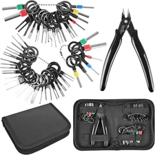 Kikerike Terminal Removal Tool Kit 45 Pcs Depinning Tool Electrical Connector