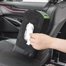 Tissue Storage Holder Box Cover for Car Headrest Facial Tissues Napkins Side Box