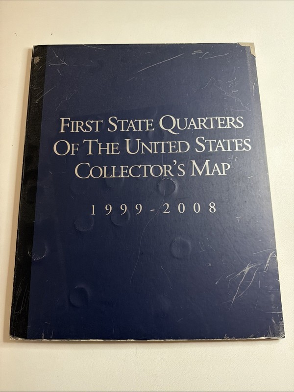 First State Quarters of The United States with Collectors Map 1999-2008