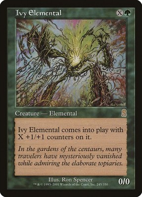 MTG Magic the Gathering Ivy Elemental (245/352) Odyssey MP
