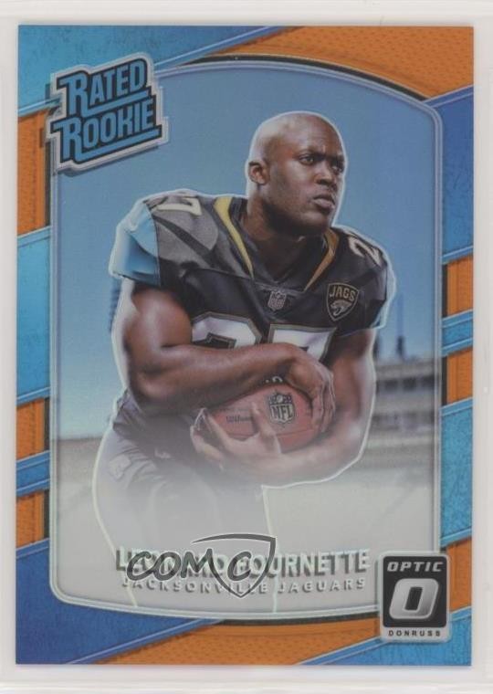 2017 Donruss Optic Rated Orange Prizm /199 Leonard Fournette #169 Rookie RC 1u6