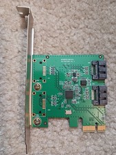 OPEN BOX SYBA Iocrest SY-PEX40039 2 Port SATA III PCI-e 2.0 x1 Controller Card