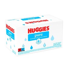 Huggies Pure Baby Wipes - 12 Packs (672 Wipes) 12 Wipes), red 