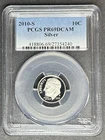 2010-S Silver Proof Roosevelt Dime PCGS PR-69 DCAM, Buy 3 Items, Get $5 Off!!