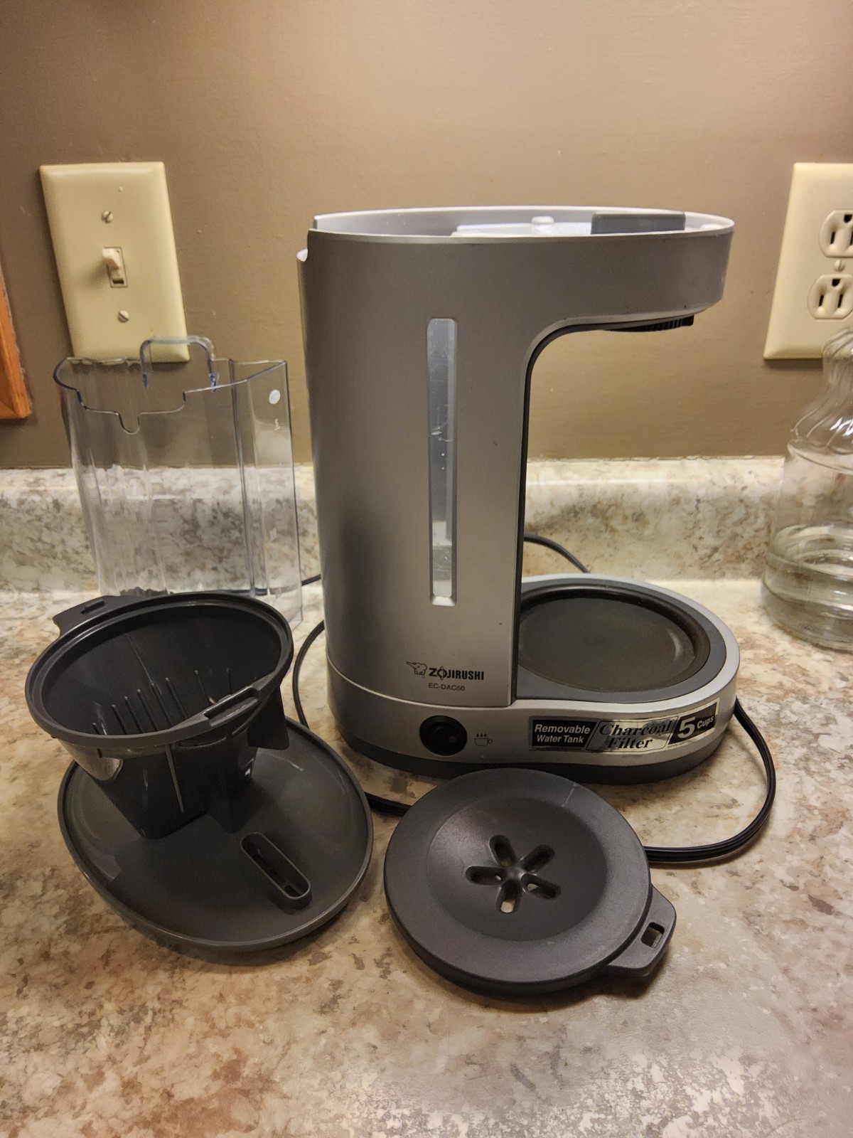 Zojirushi EC-DAC50 Zutto Coffee Maker 5-Cup WORKING UNIT & P