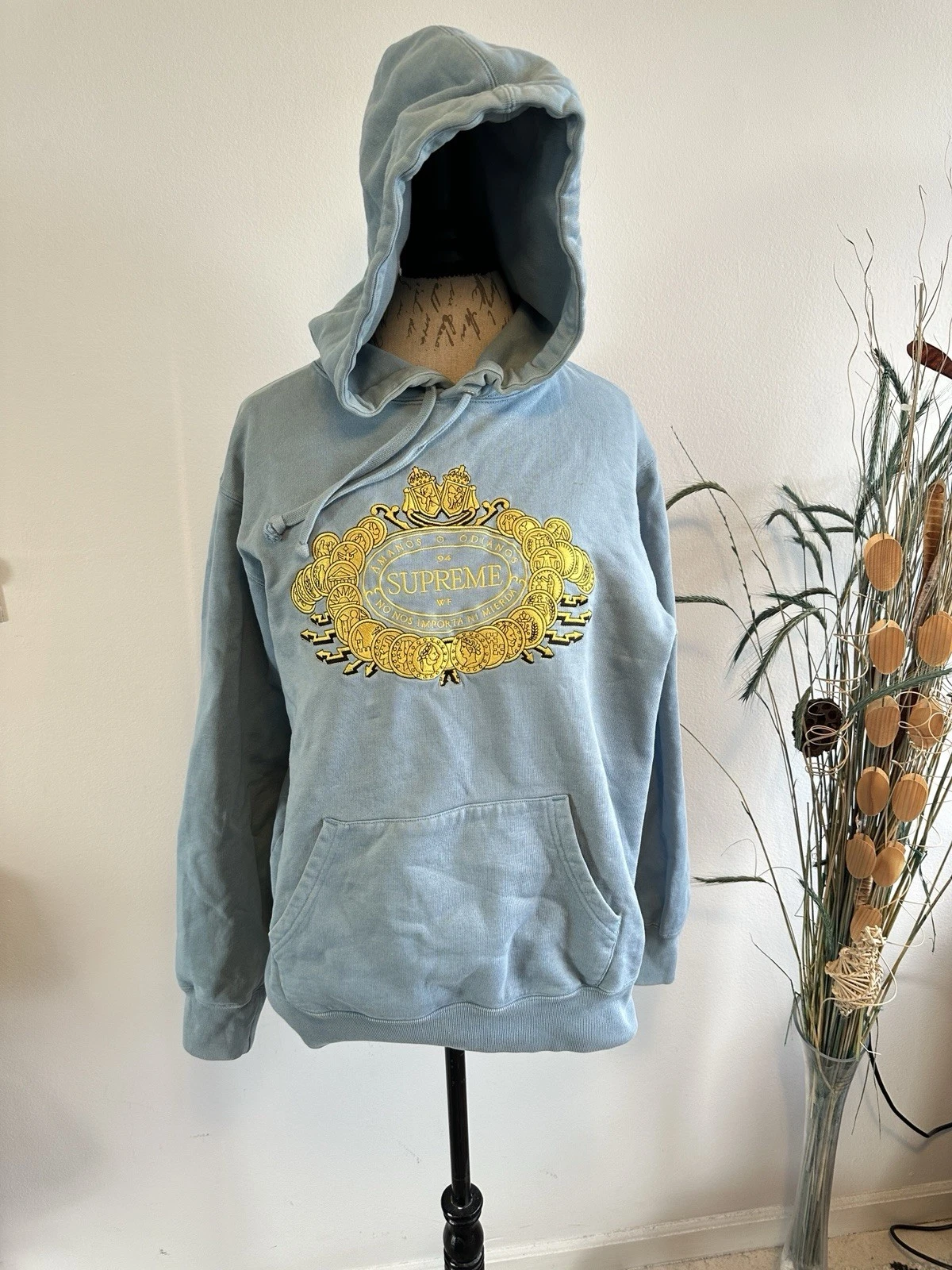 SWEATSHIRT À CAPUCHE SUPREME LOVE OR HATE TAILLE MOYENNE RARE
