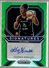 2021 Panini Prizm WNBA Signatures Prizms Green #24 Kia Nurse Auto