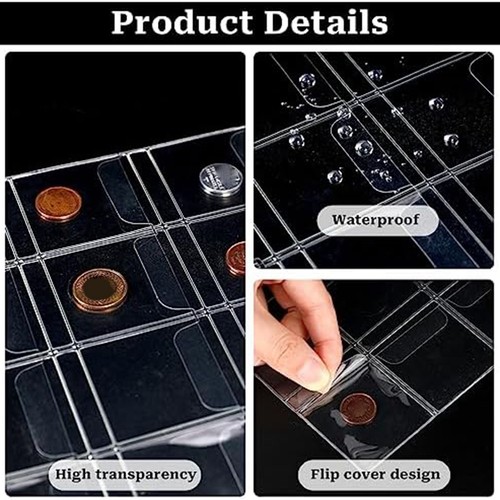 3X(10 stron kolekcjonerskich z 9 lejnikami do rolek kolekcjonerskich MüNzalbum za 6250 - Zdjęcie 2 z 5