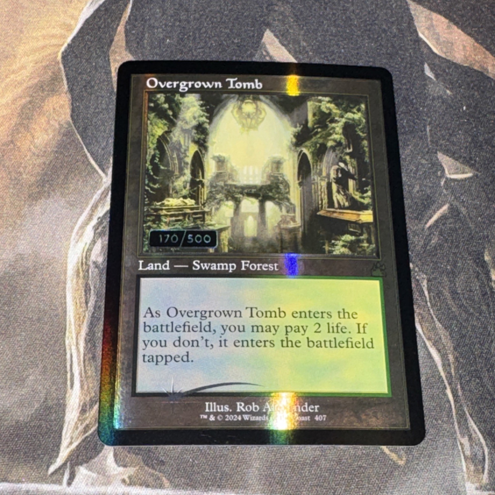 Overgrown Tomb X1 Mtg Ravnica Remastered Nm Retro Frame Foil Serialized