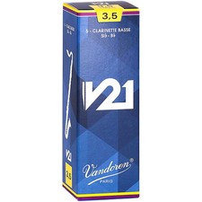 Vandoren Bass Clarinet V21 Reeds Box of 5 3.5