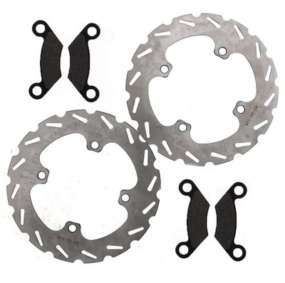 2007 2008 2009 Polaris 800 Sportsman X2 EFI Rear Brake Pads & Sport Brake Rotors