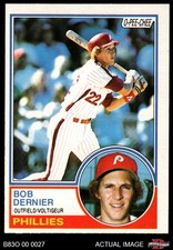 1983 O-Pee-Chee #43 Bob Dernier Phillies 8 - NM/MT