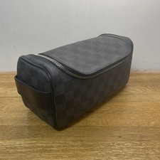 Louis Vuitton Damier Graphite Toiletry Pouch Travel Pouch 