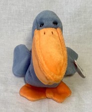 Rare Vintage 1996 TY Beanie Babies SCOOP the cute Pelican Very Good Condition 