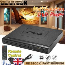 Multi-Region DVD Player USB 3.0/2.0 Port Remote Control & TV Compatible Playback