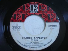 Crabby Appleton Go Back 1970 45rpm 