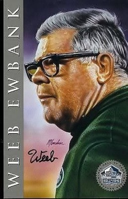 #ad Weeb Ewbank D.98 Signed Jsa 1998 Hof Signature Series Authentic $122.53