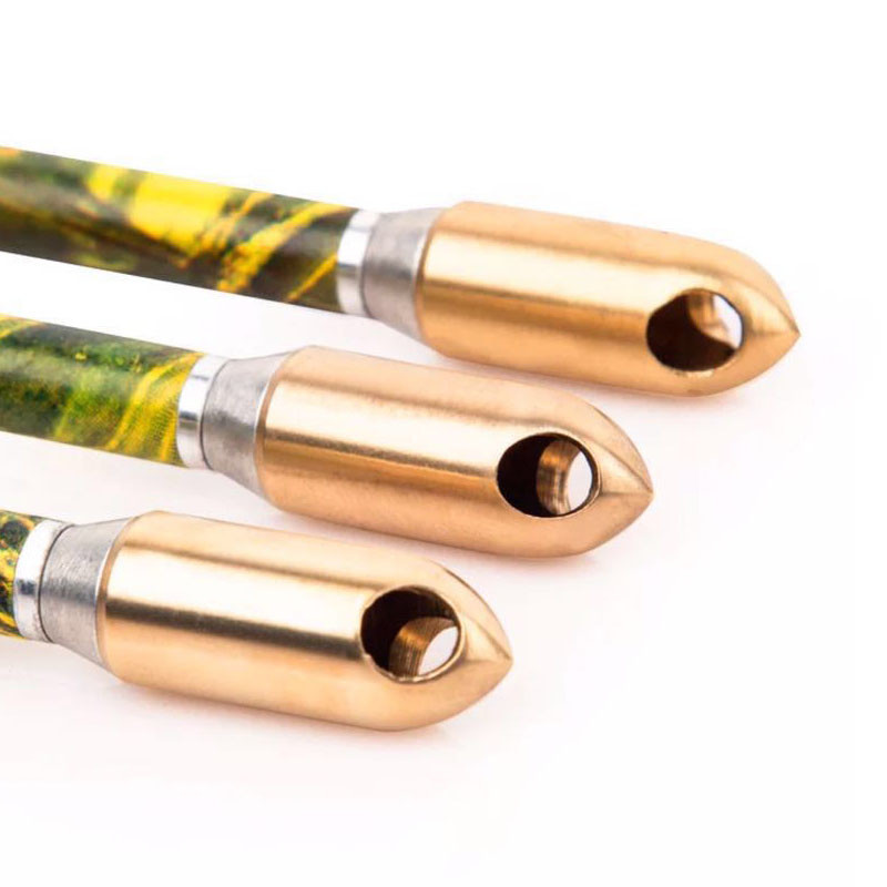 12 Pcs Whistling Arrow Head 135Gr Cooper Broadheads Whistle Arrow Tips