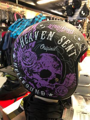   D.O.T.  DAYTONA CRUISER HEAVEN SENT   3/4 HELMET W/ REMOVABLE VISOR SIZE LARGE