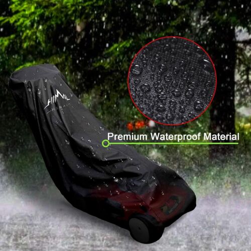 Outdoors Lawn Mower Cover Heavy Duty 600D Polyester Oxford Waterproof UV Prot - Picture 4 of 7