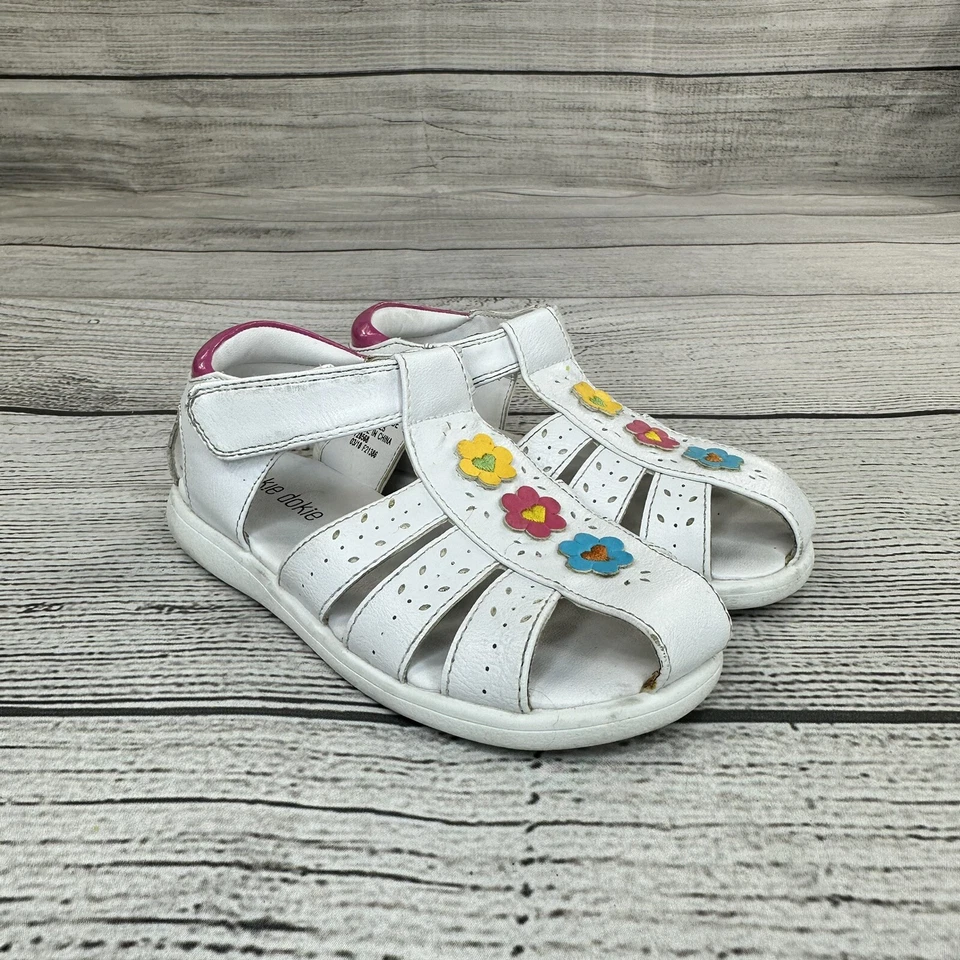 Sandalias de Pescador Elegantes Okie Dokie Niña Niño Pequeño Talla 8 Floral Verano Juegos Zapatos Foto 4 de 4