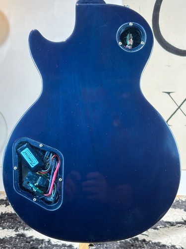 Gibson Les Paul Robot 2007 RARE Japan Import 50's Neck Profile Blue Burst 9lb - Picture 7 of 14