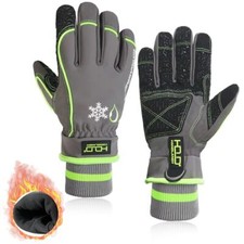 Waterproof Windproof Winter Gloves for Men Women, Touchscreen Thermal Gloves