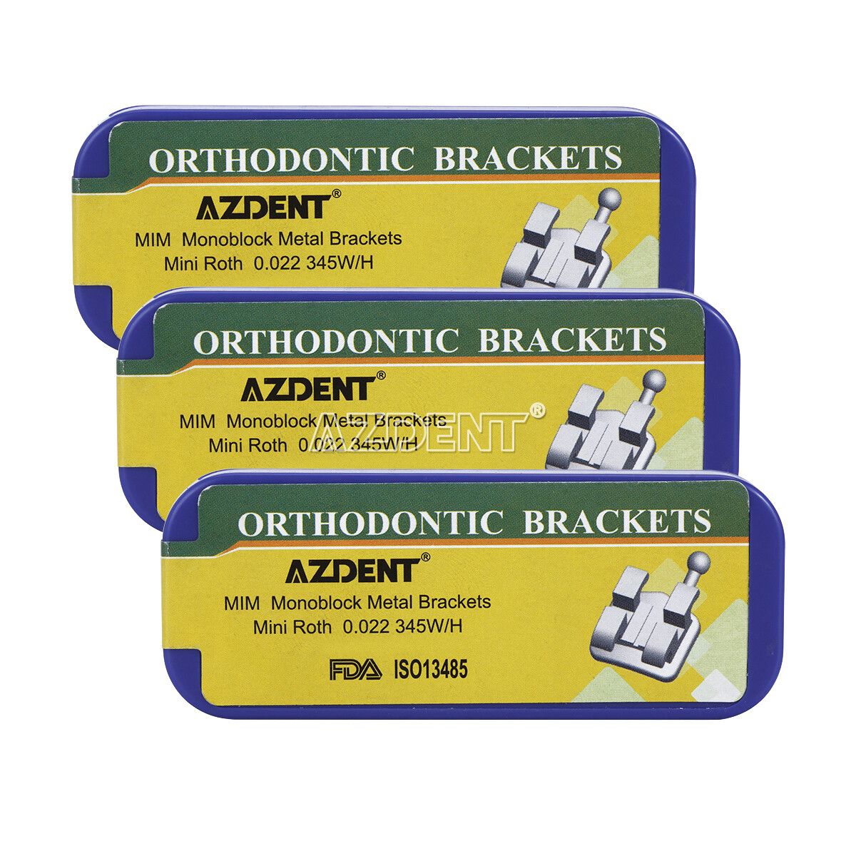 Unbranded Endodontics Orthodontic Mini Roth Brackets Tubes 10 Boxes ...