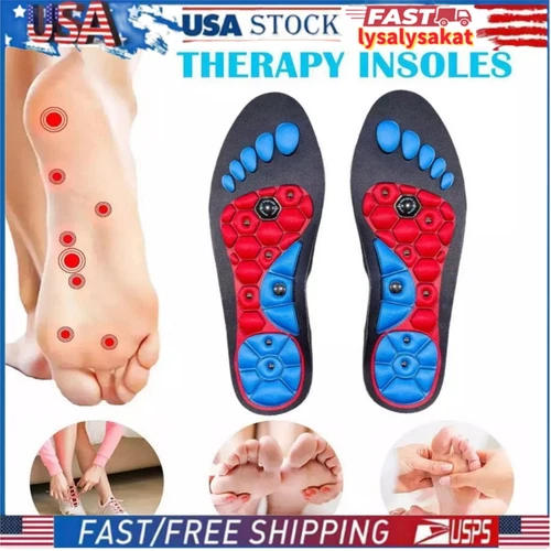 Magnetic Therapy Massage Insole Magnetic Foot Acupoint Insole - Picture 1 of 18