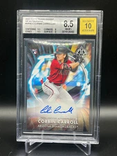 2023 Topps Transcendent Corbin Carroll VIP Party Rookie Auto /23 VIPA-CC BGS 8.5