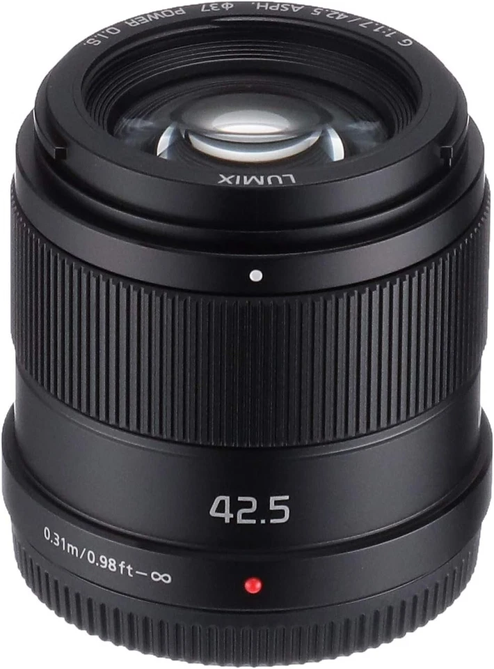 Panasonic Lumix Lens H-HS043-K Black G 42.5mm/F1.7 ASPH./POWER O.I.S from japan - Image 2 of 4