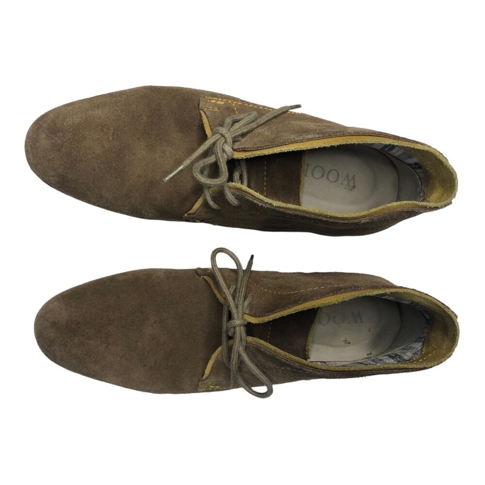 Woods leather lace up chukka Boots men display picture 3